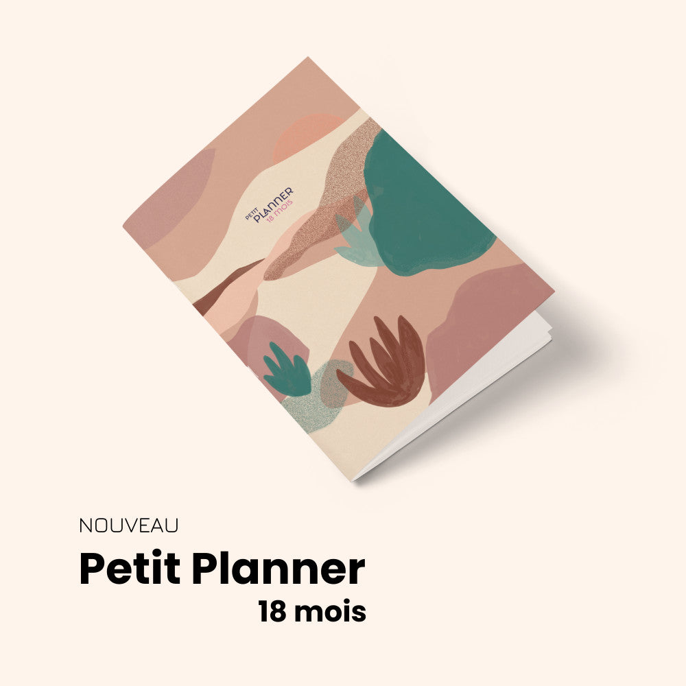 Planner mensuel 18 mois • Désert