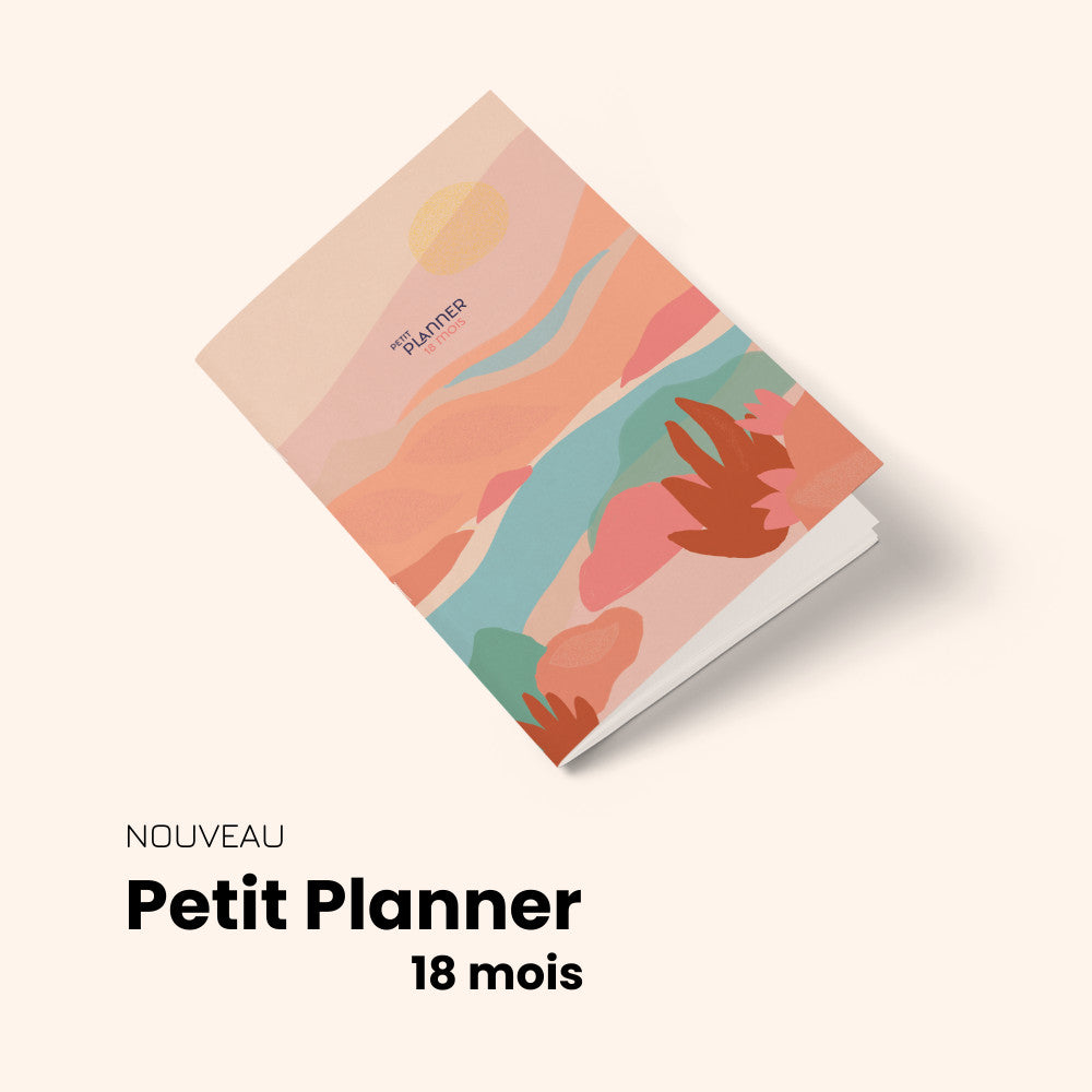 Planner mensuel 18 mois • Riviera
